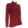 Pull chaud femme Sportful Xplore W Fleece vin rouge
